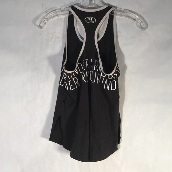 Under Armour Youth Medium Black Workout Tank Top Tee - Picture 10 of 10